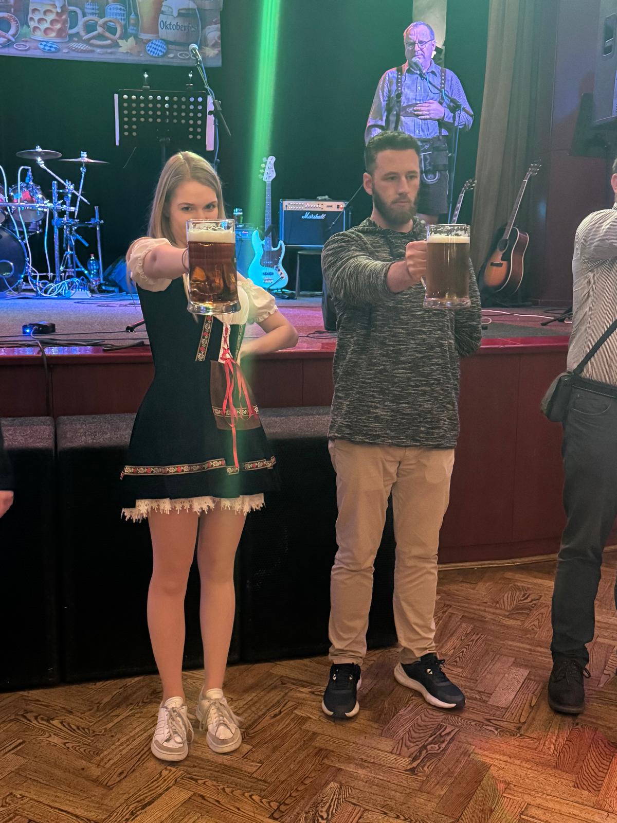 Pivo a občerstvení na Oktoberfestu